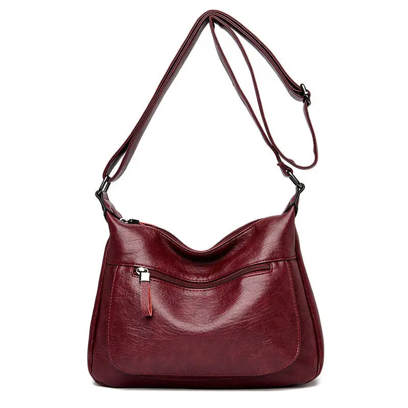 High Quality Soft Faced Large Capacity Women's One Shoulder Messenger Bag - Pre2brand