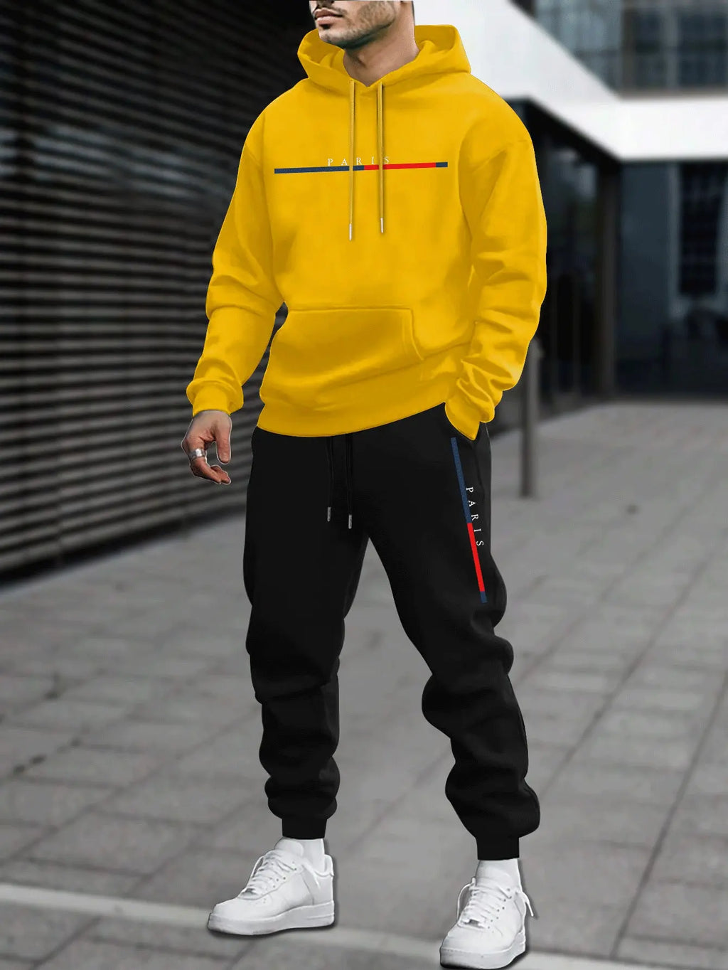 Leisure Sports Sweater Sweatpants Men's Suit  Pre2brand zhlmwytz11259-6XL