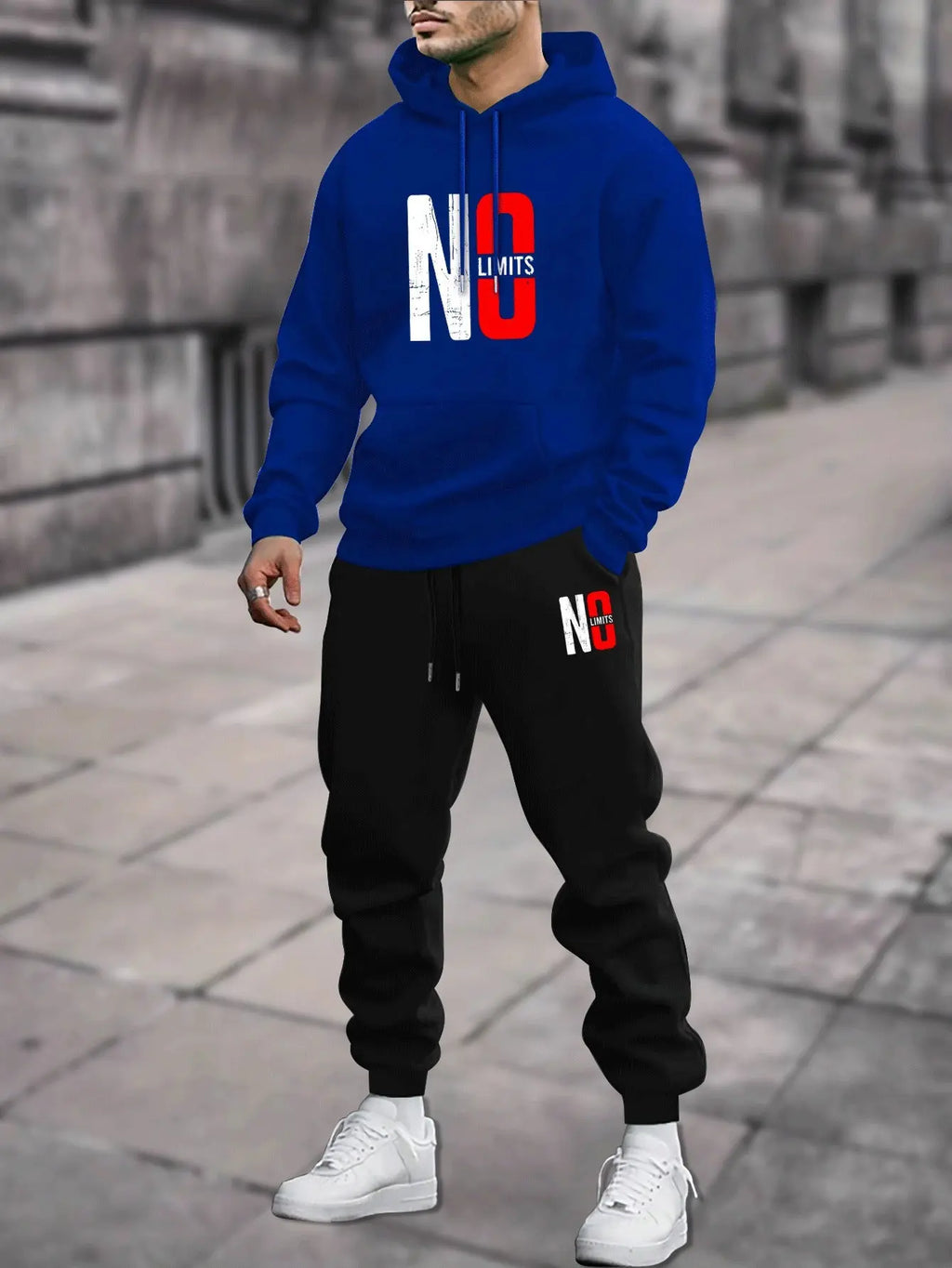 Leisure Sports Sweater Sweatpants Men's Suit  Pre2brand zhlmwytz1262-6XL