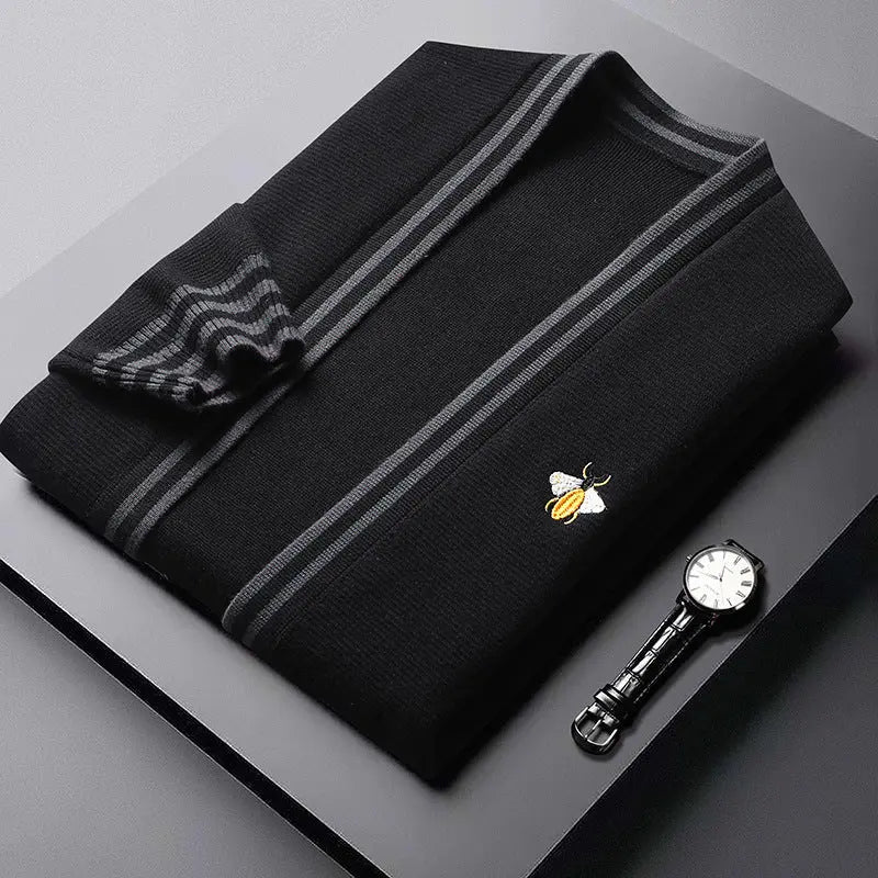 Long Sleeve Sweater Men's Knitwear Korean Style  Pre2brand Black-3XL