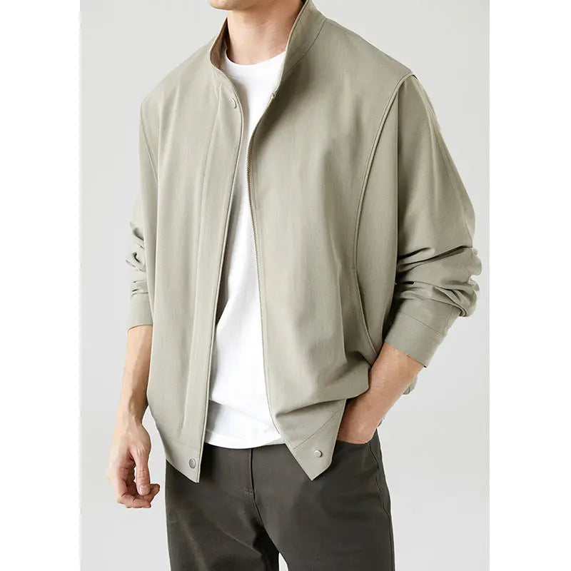 Loose Comfort And Casual Pilot Jacket  Pre2brand Sand-Color-XL