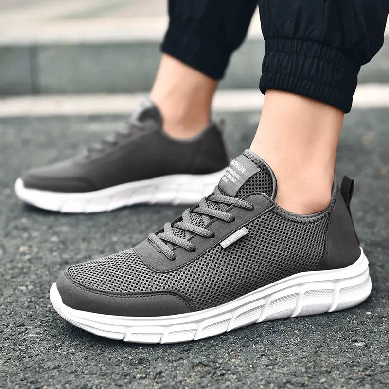 Men Casual Shoes Breathable Outdoor Mesh Light Sneakers Male Fashion Casual Shoes 2021 New Comfortable Casual Footwear Men Shoes - Pre2brand