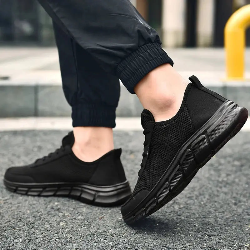 Men Casual Shoes Breathable Outdoor Mesh Light Sneakers Male Fashion Casual Shoes 2021 New Comfortable Casual Footwear Men Shoes - Pre2brand