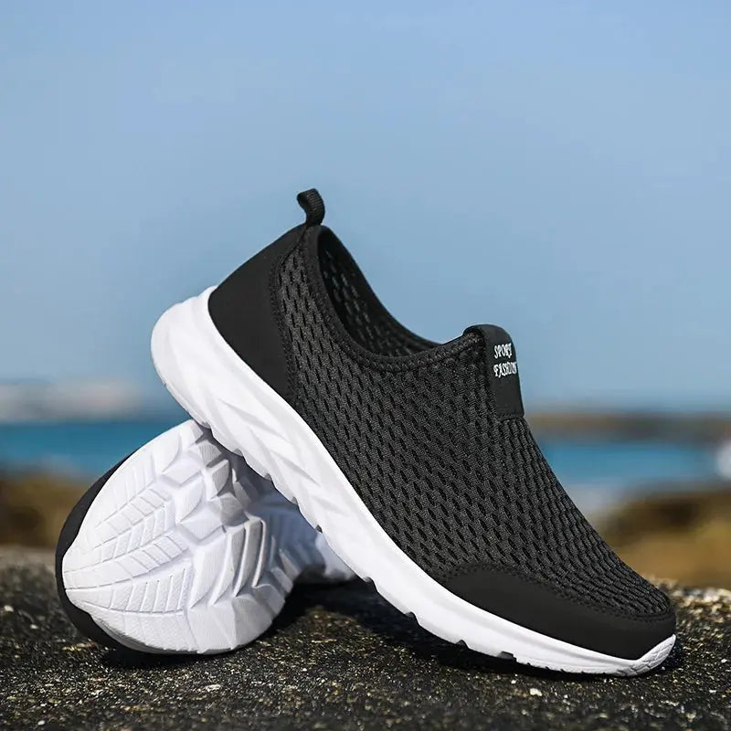 Men Casual Shoes Breathable Outdoor Mesh Light Sneakers Male Fashion Casual Shoes 2021 New Comfortable Casual Footwear Men Shoes - Pre2brand
