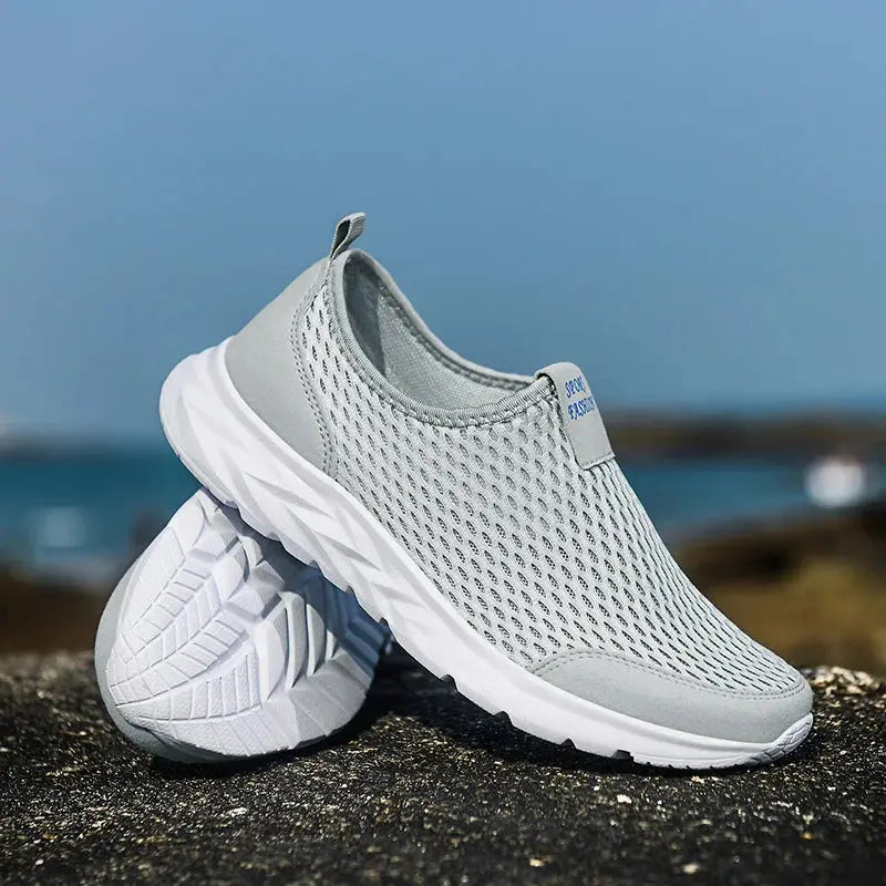 Men Casual Shoes Breathable Outdoor Mesh Light Sneakers Male Fashion Casual Shoes 2021 New Comfortable Casual Footwear Men Shoes - Pre2brand