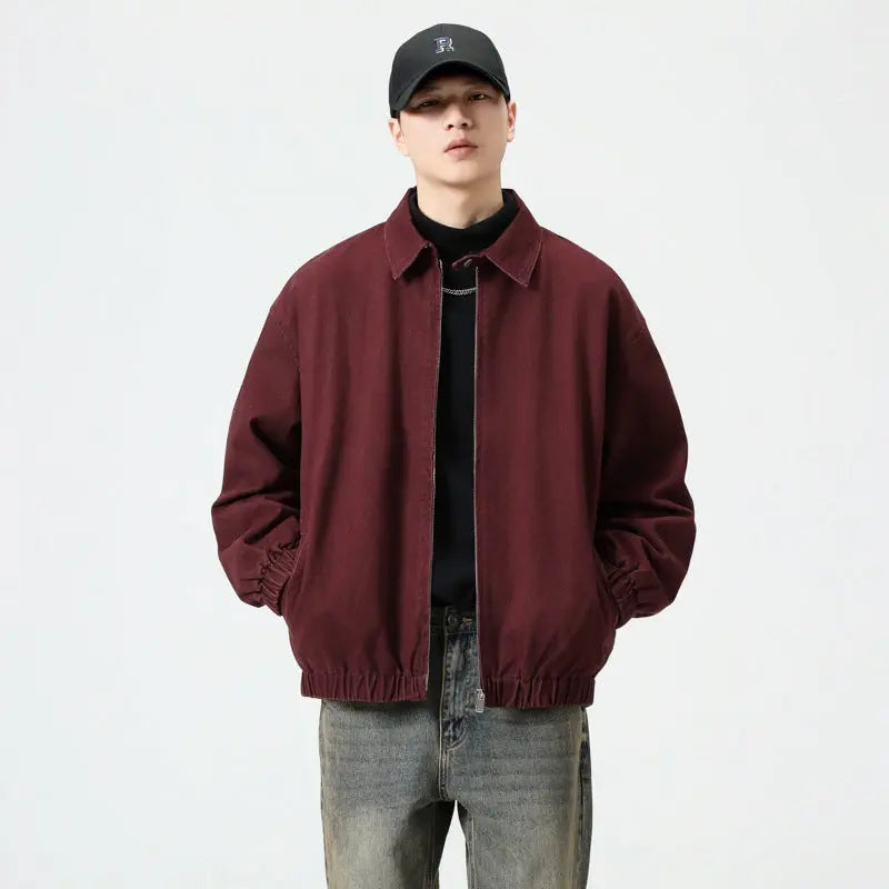 Men's Autumn Loose-fitting Workwear Jacket  Pre2brand