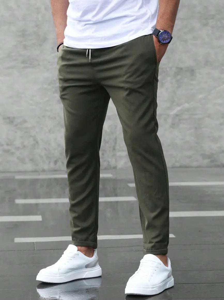 Men's Business All-match Casual Cropped Pants  Pre2brand