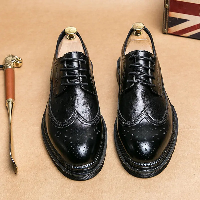 Men's Business Formal Leather Shoes British Style - Pre2brand