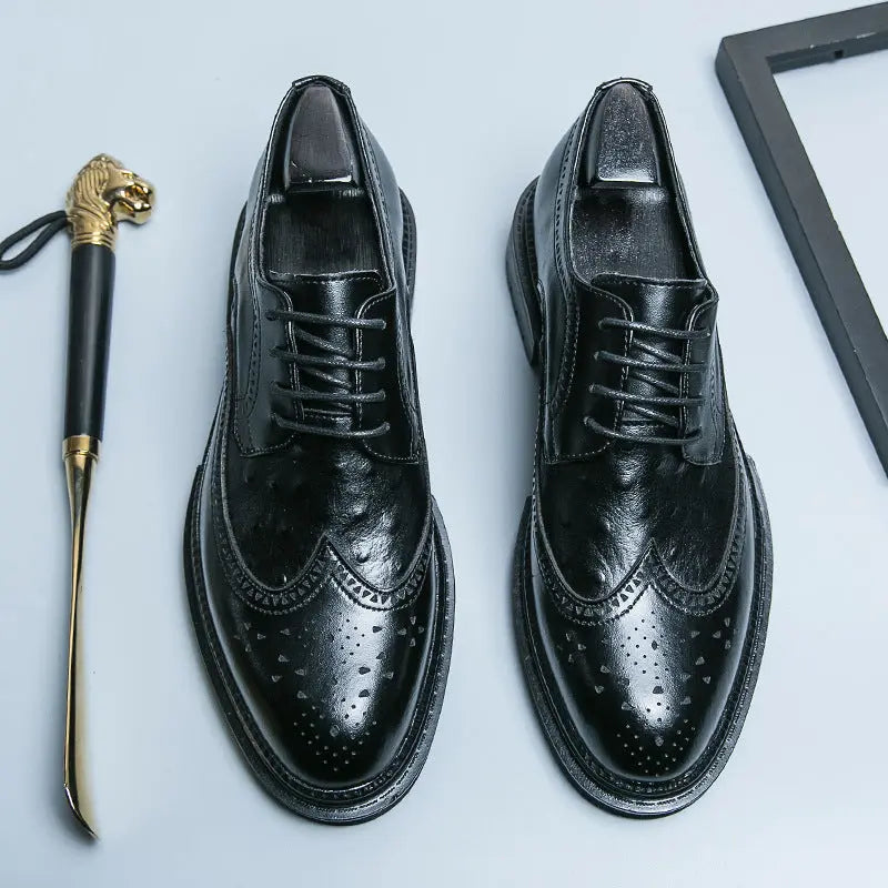 Men's Business Formal Leather Shoes British Style - Pre2brand