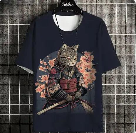 Men's Casual Summer Fashion Printed Japanese Short Sleeve  Pre2brand TY7840-6XL