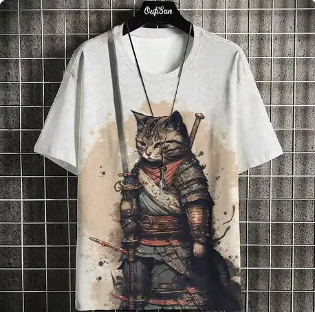 Men's Casual Summer Fashion Printed Japanese Short Sleeve  Pre2brand TY7841-6XL