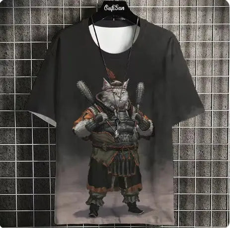 Men's Casual Summer Fashion Printed Japanese Short Sleeve  Pre2brand TY7842-6XL