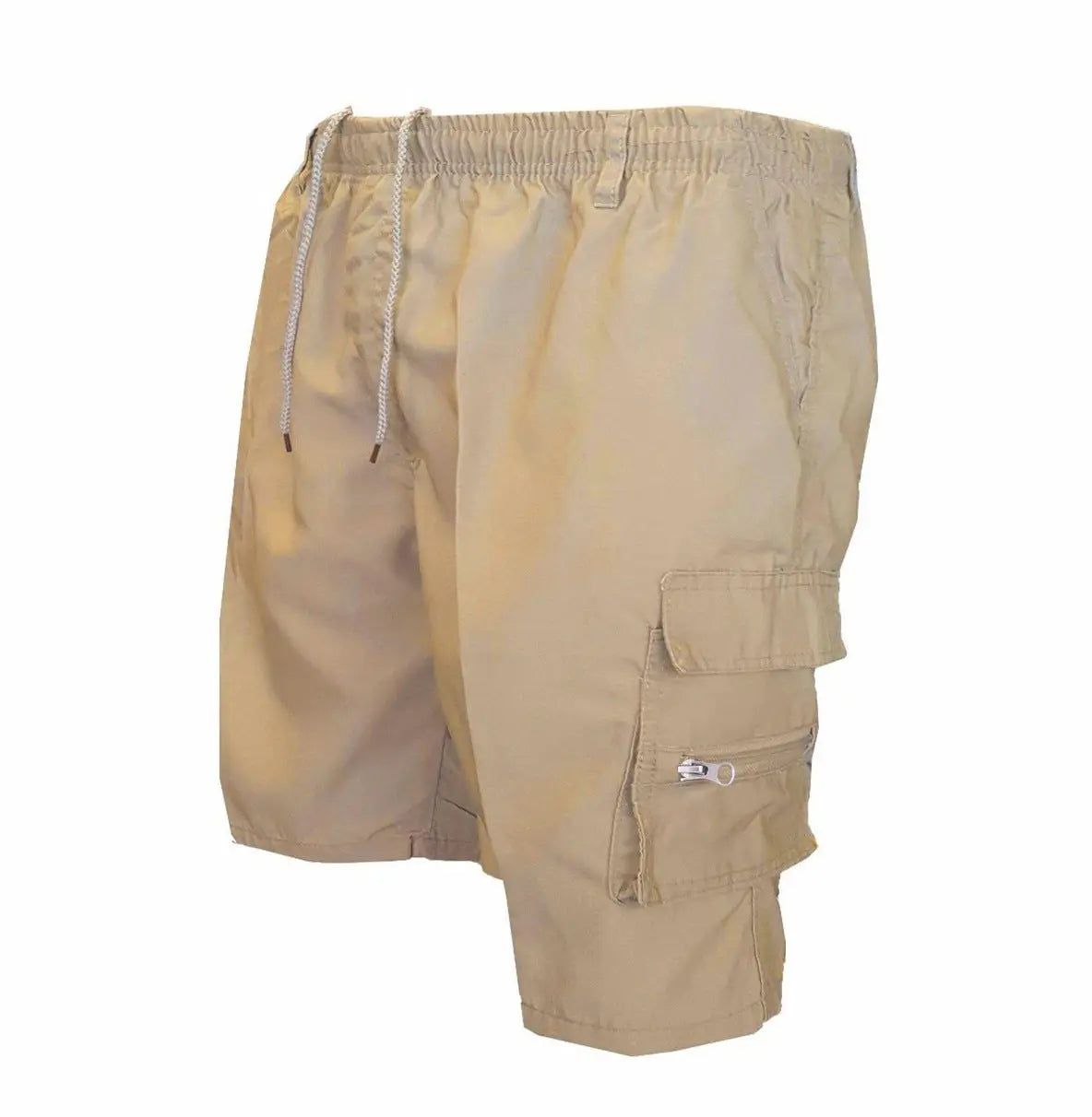Men's Casual Working Pants Shorts Loose Summer Outdoor Workout Pants  Pre2brand Khaki-XXXL