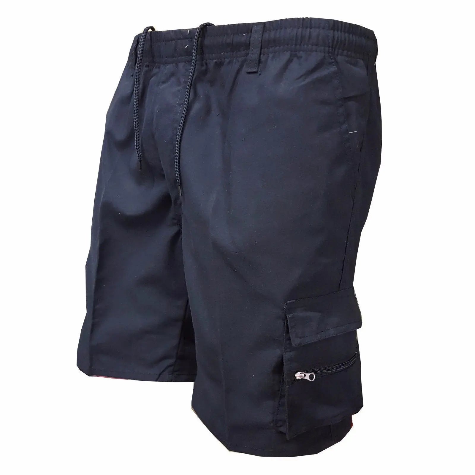 Men's Casual Working Pants Shorts Loose Summer Outdoor Workout Pants  Pre2brand Navy-Blue-XXXL