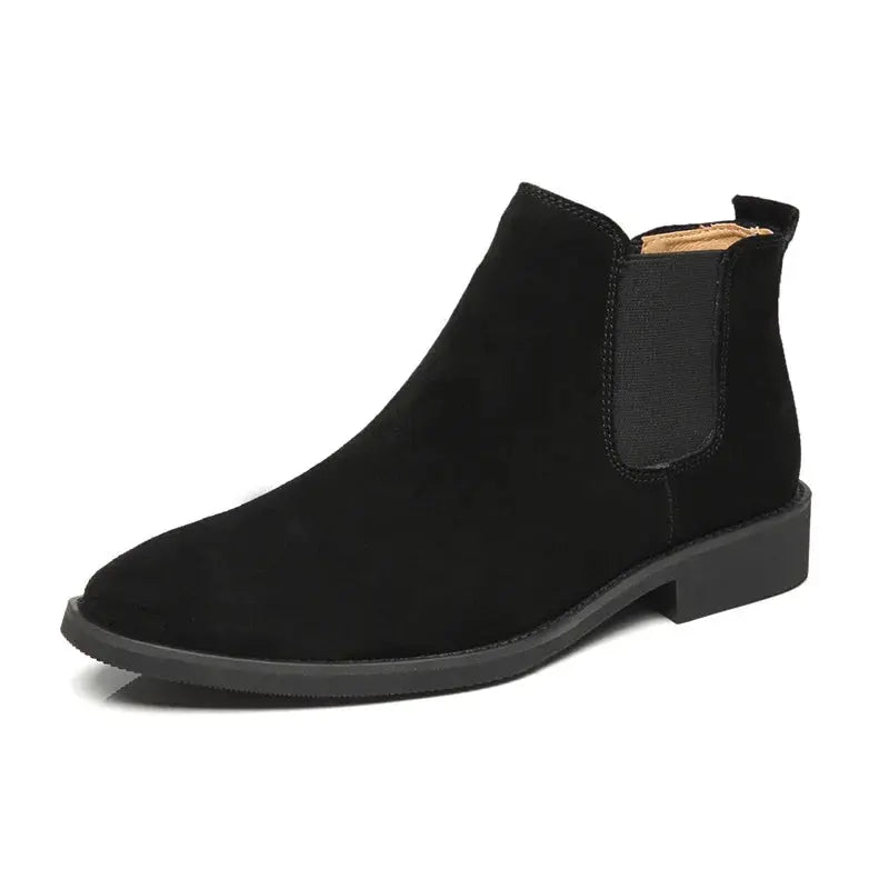 Men's Chelsea Boots British Casual Men's Leather Shoes Men's Motorcycle Boots Men Boots  Pre2brand 11-45