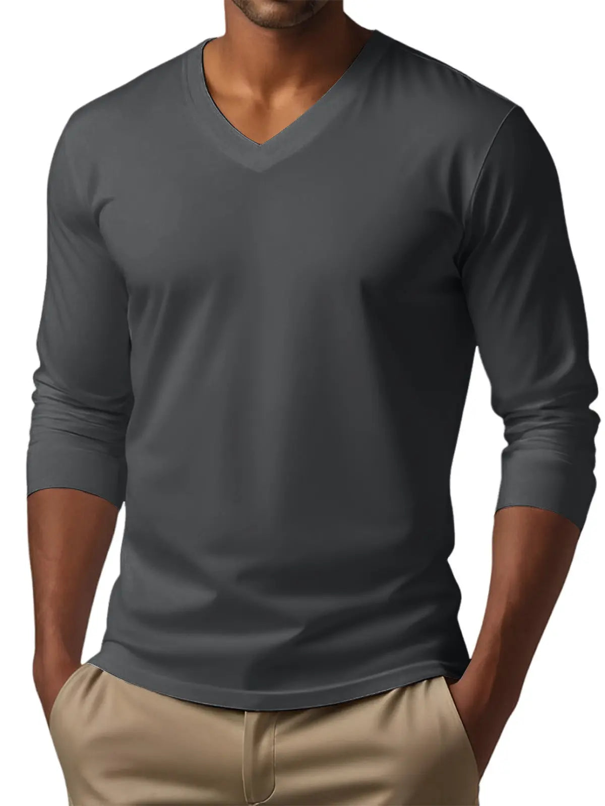 Men's Digital Printing Men's Versatile Long Sleeve  Pre2brand