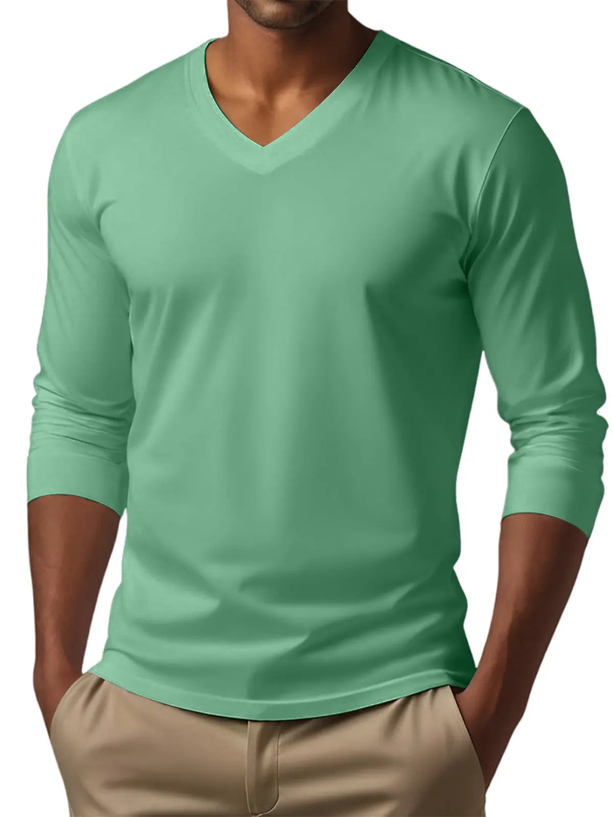 Men's Digital Printing Men's Versatile Long Sleeve  Pre2brand