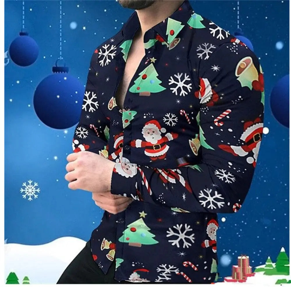 Men's Digital Printing Positioning Casual Shirts  Pre2brand AUI21-6XL