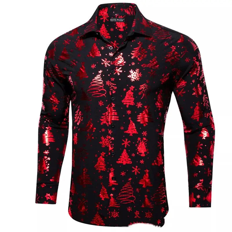 Men's Digital Printing Positioning Casual Shirts  Pre2brand AUI24-6XL