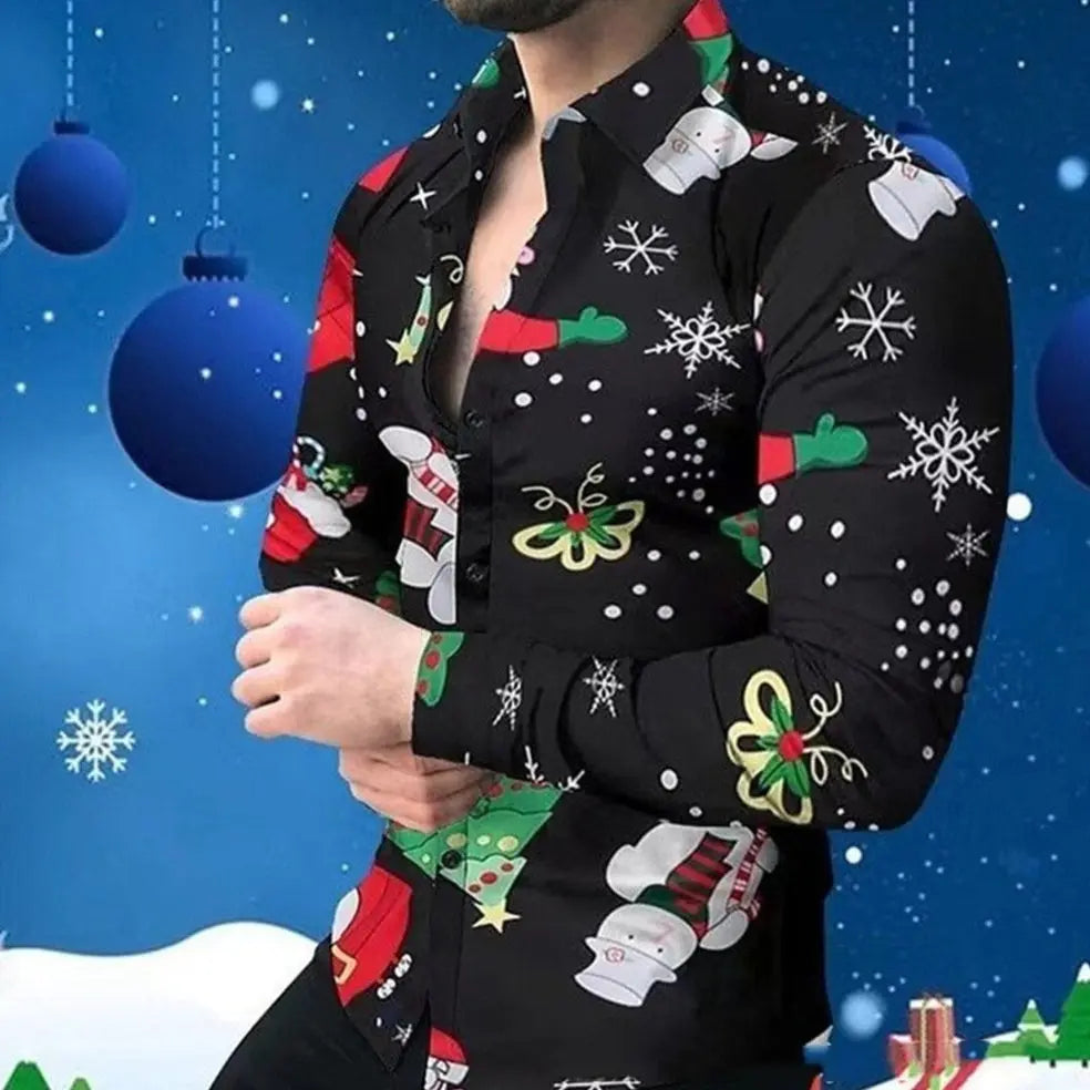 Men's Digital Printing Positioning Casual Shirts  Pre2brand AUI25-6XL