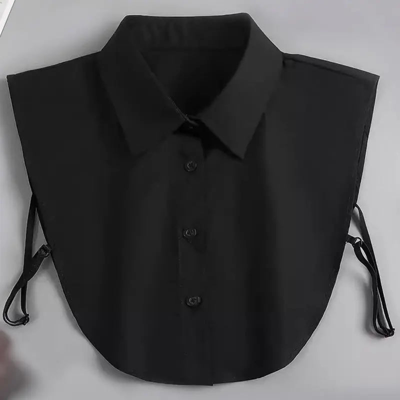 Men's Formal Shirt Matching Decorative Collar  Pre2brand Black