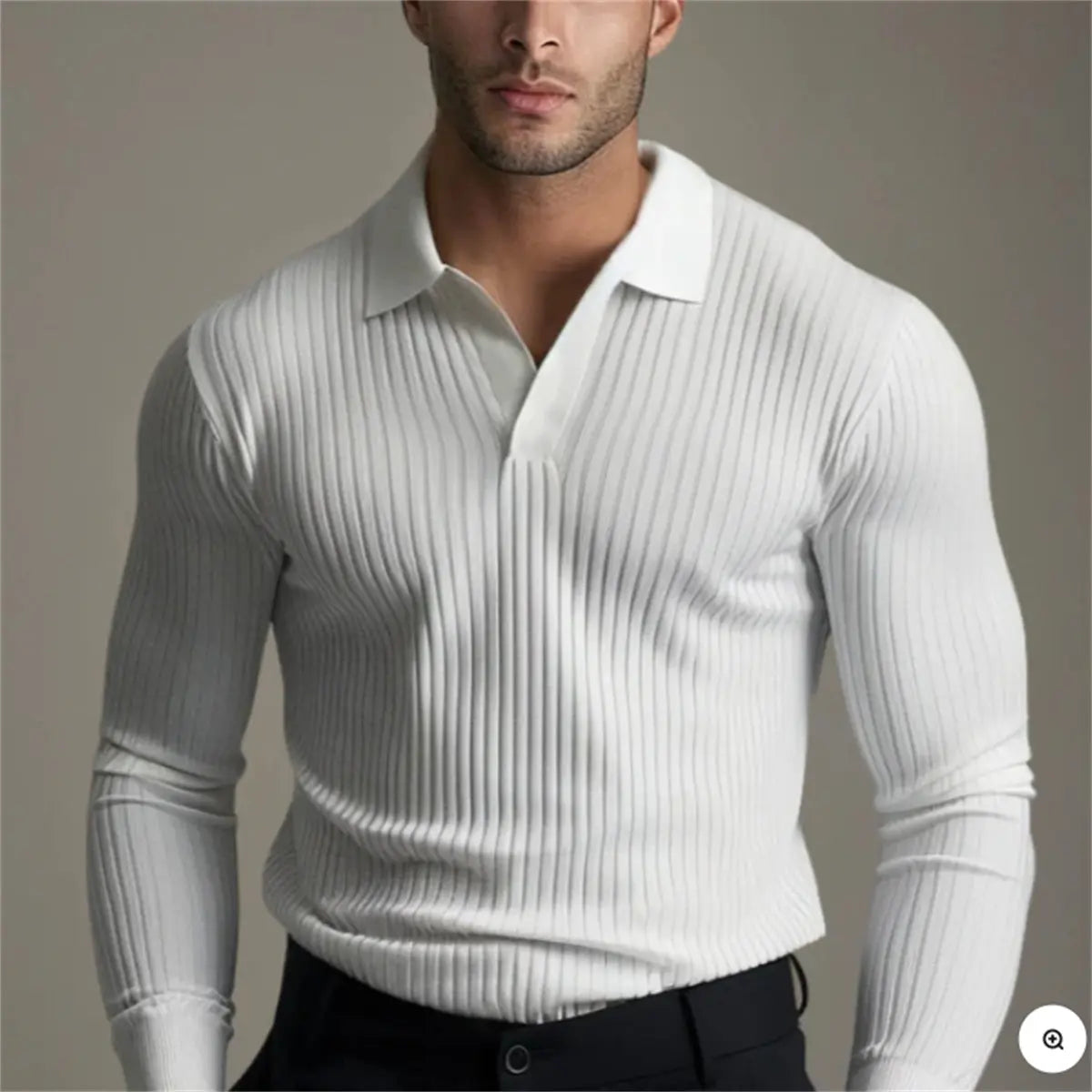 Men's Four-way Stretch Polo Shirt  Pre2brand White-XL