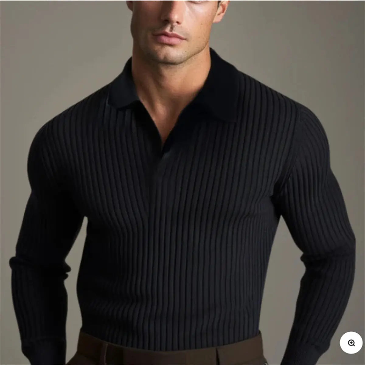 Men's Four-way Stretch Polo Shirt  Pre2brand Black-XL