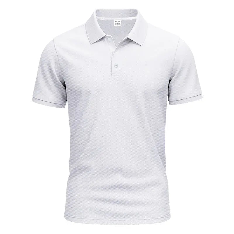 Men's Gentleman Loose Breathable Lapels Short Sleeve  Pre2brand