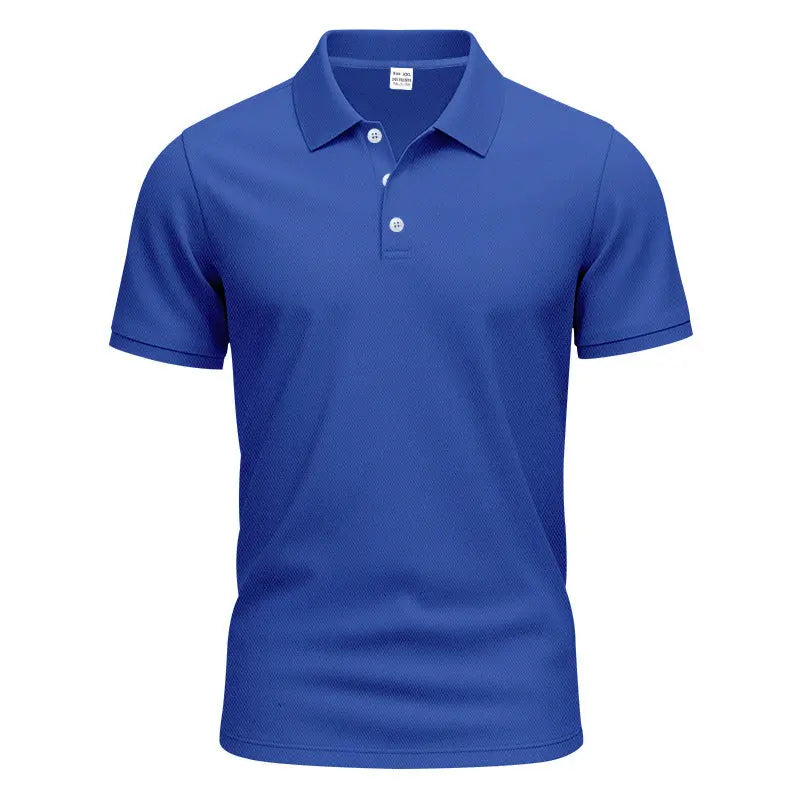 Men's Gentleman Loose Breathable Lapels Short Sleeve  Pre2brand