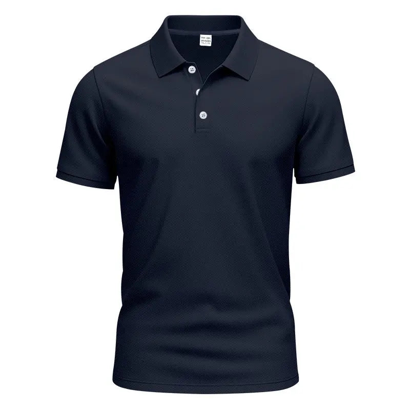 Men's Gentleman Loose Breathable Lapels Short Sleeve  Pre2brand