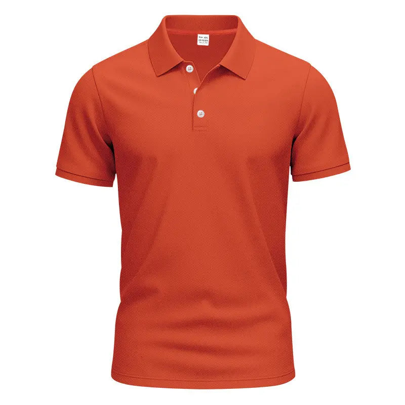 Men's Gentleman Loose Breathable Lapels Short Sleeve  Pre2brand