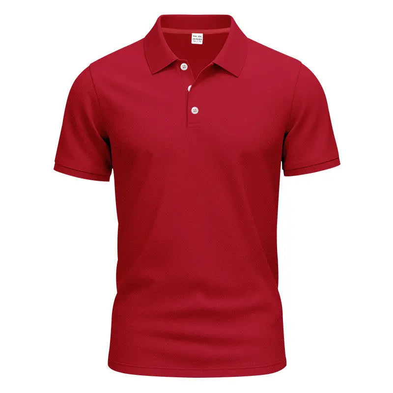Men's Gentleman Loose Breathable Lapels Short Sleeve  Pre2brand