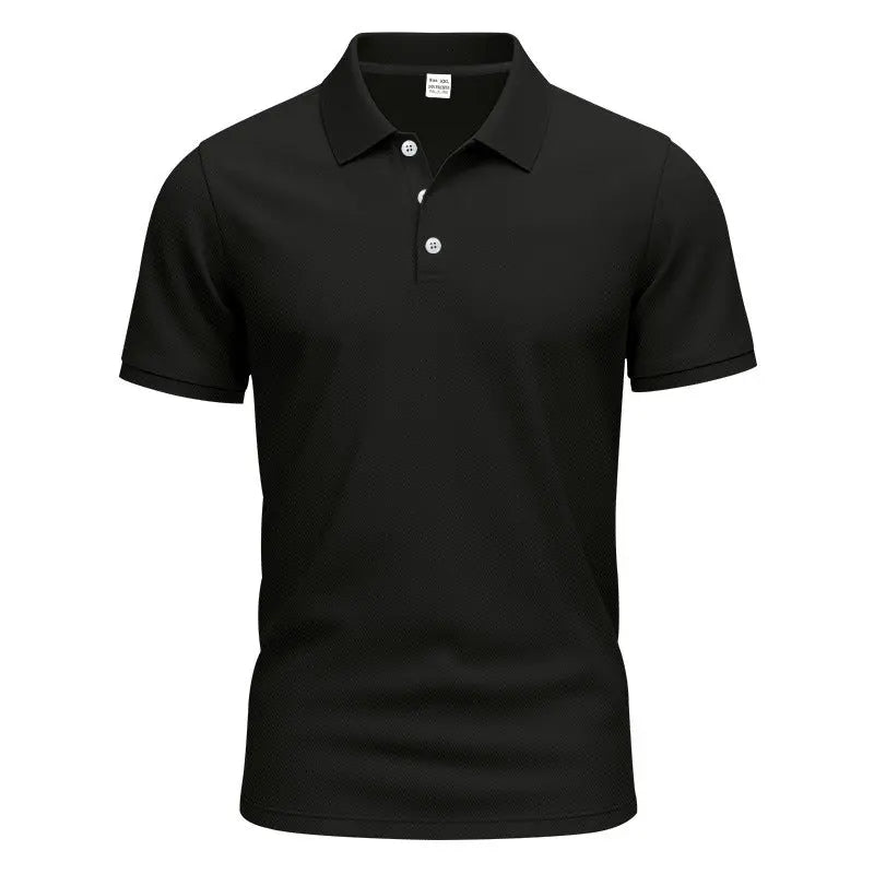 Men's Gentleman Loose Breathable Lapels Short Sleeve  Pre2brand