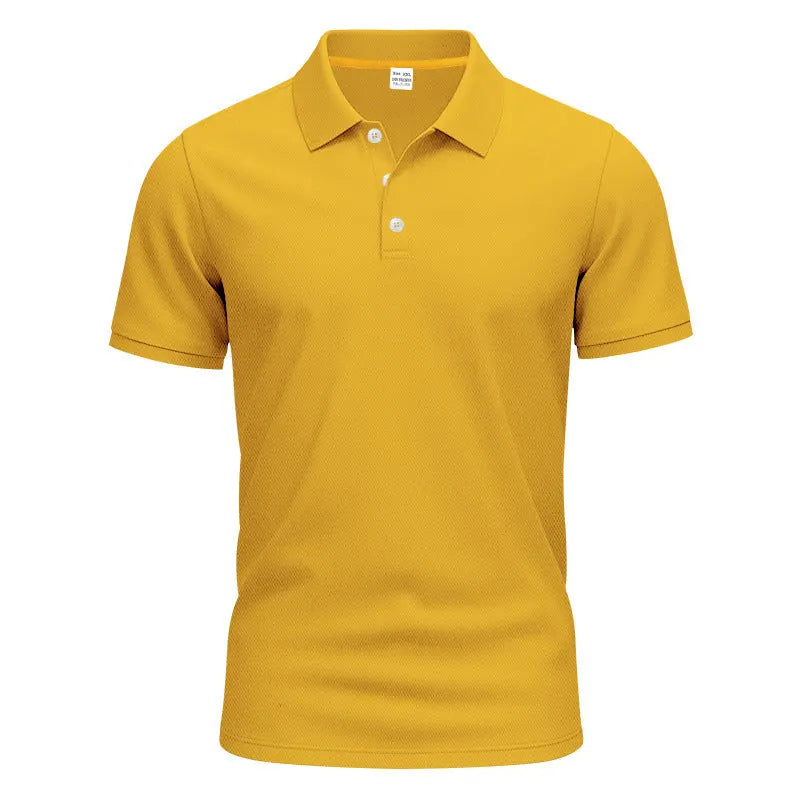 Men's Gentleman Loose Breathable Lapels Short Sleeve  Pre2brand