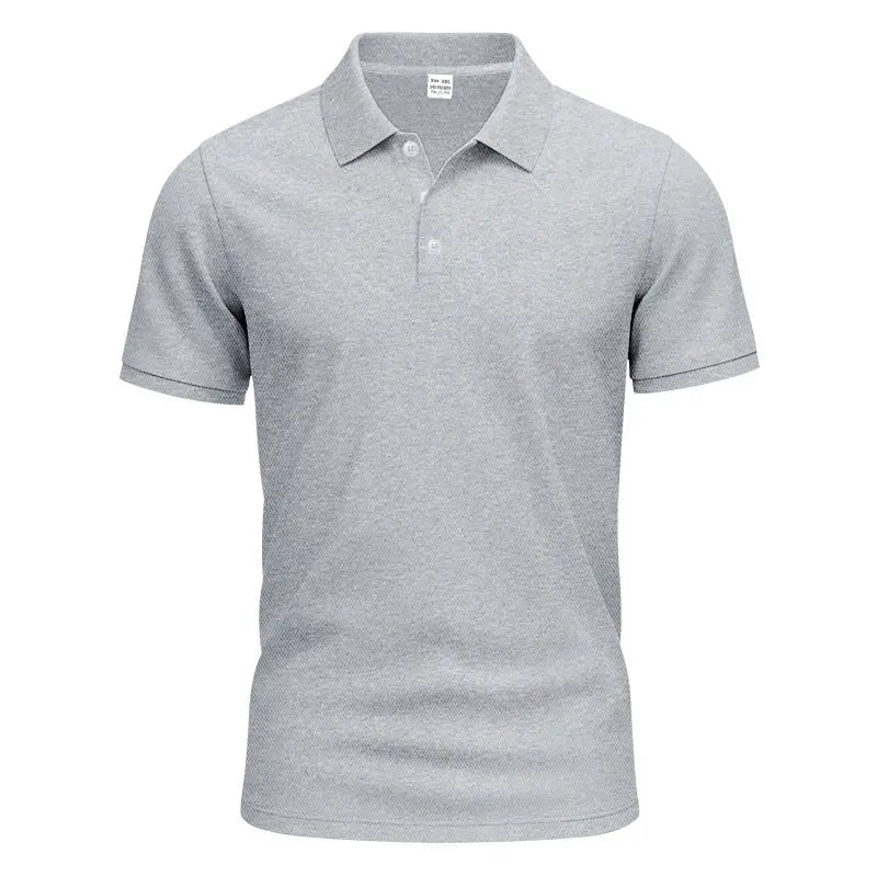 Men's Gentleman Loose Breathable Lapels Short Sleeve  Pre2brand