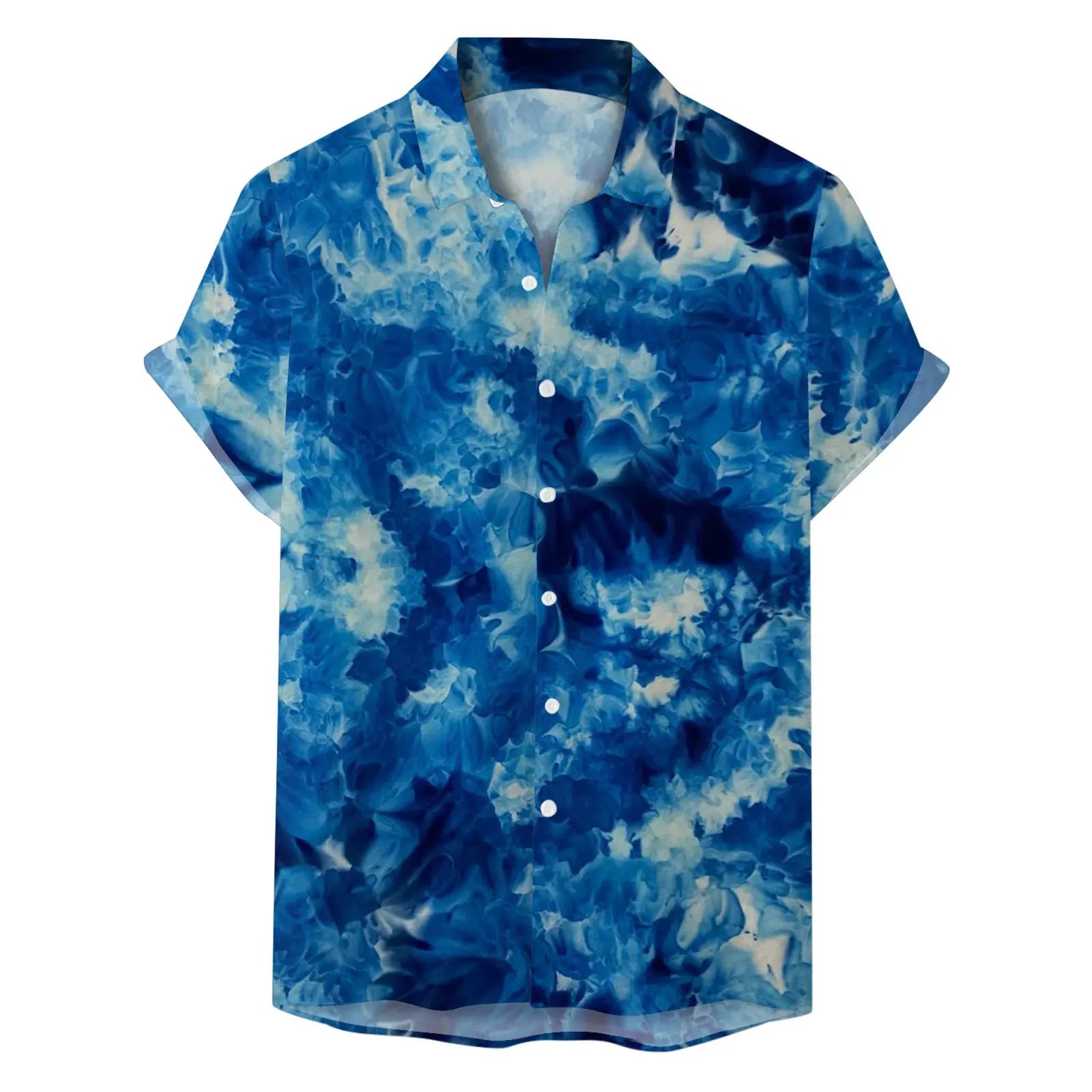 Men's Hong Kong Style Japanese Style Hip Hop Retro Loose Shirt  Pre2brand CY1252-6XL