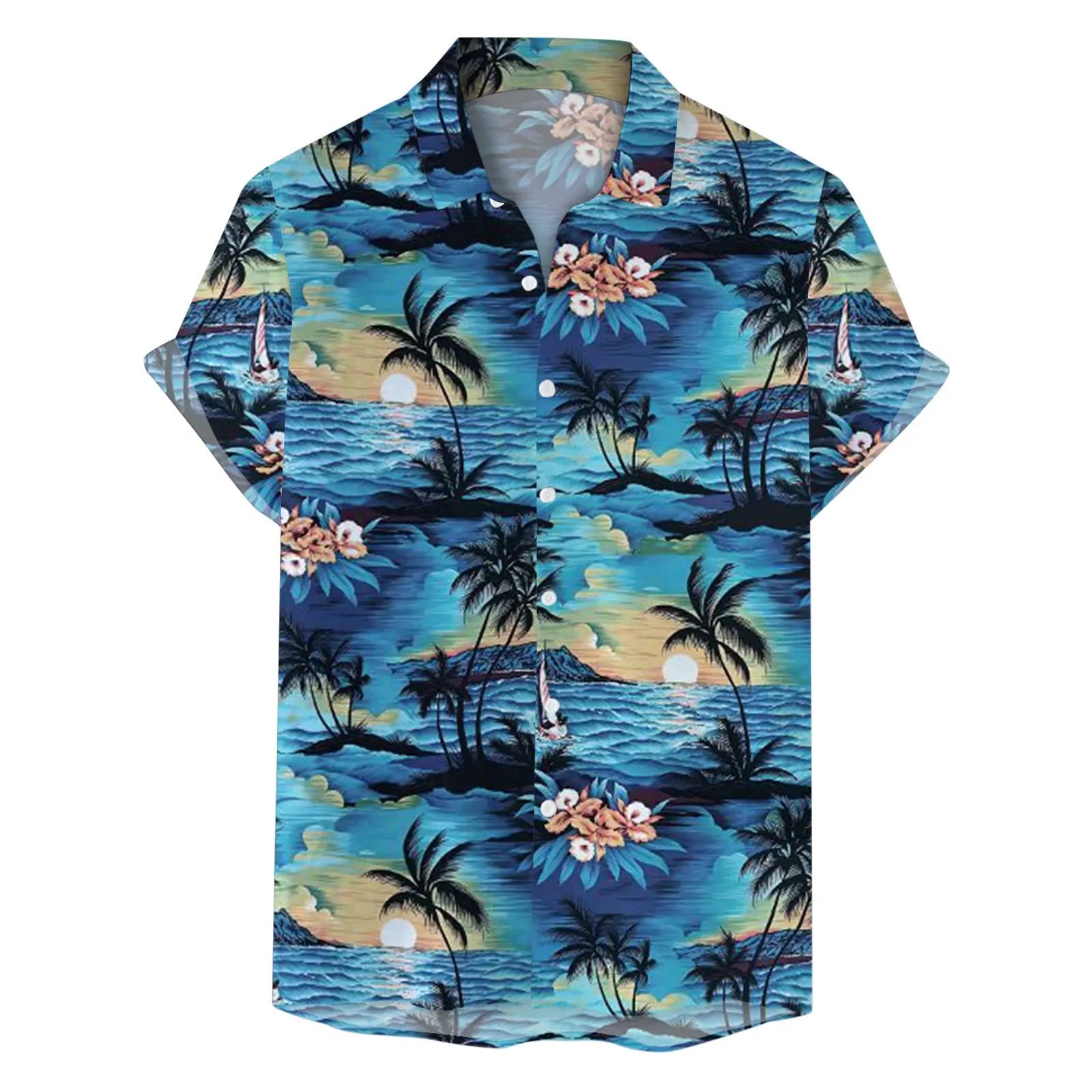 Men's Hong Kong Style Japanese Style Hip Hop Retro Loose Shirt  Pre2brand CY1254-6XL