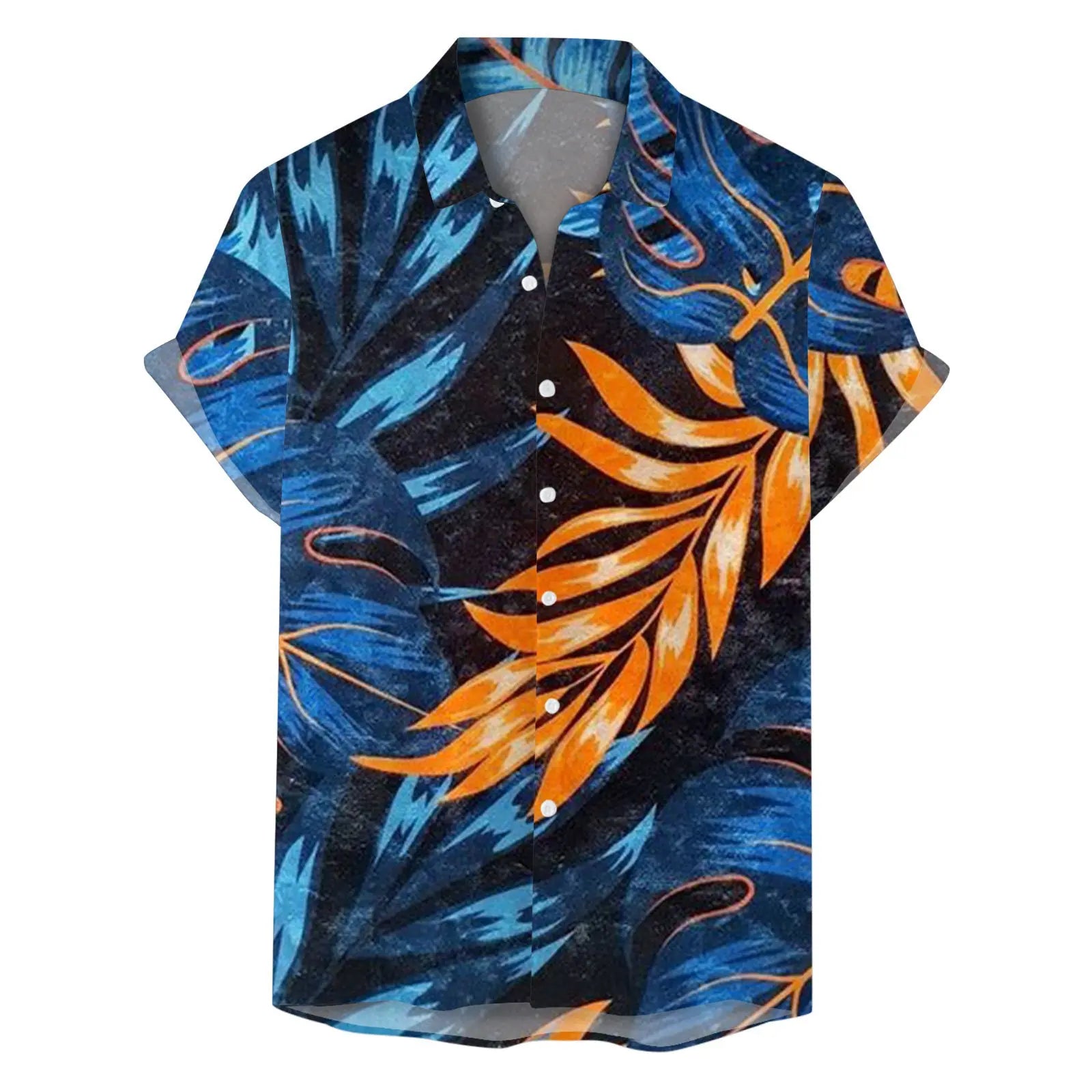 Men's Hong Kong Style Japanese Style Hip Hop Retro Loose Shirt  Pre2brand CY1258-6XL