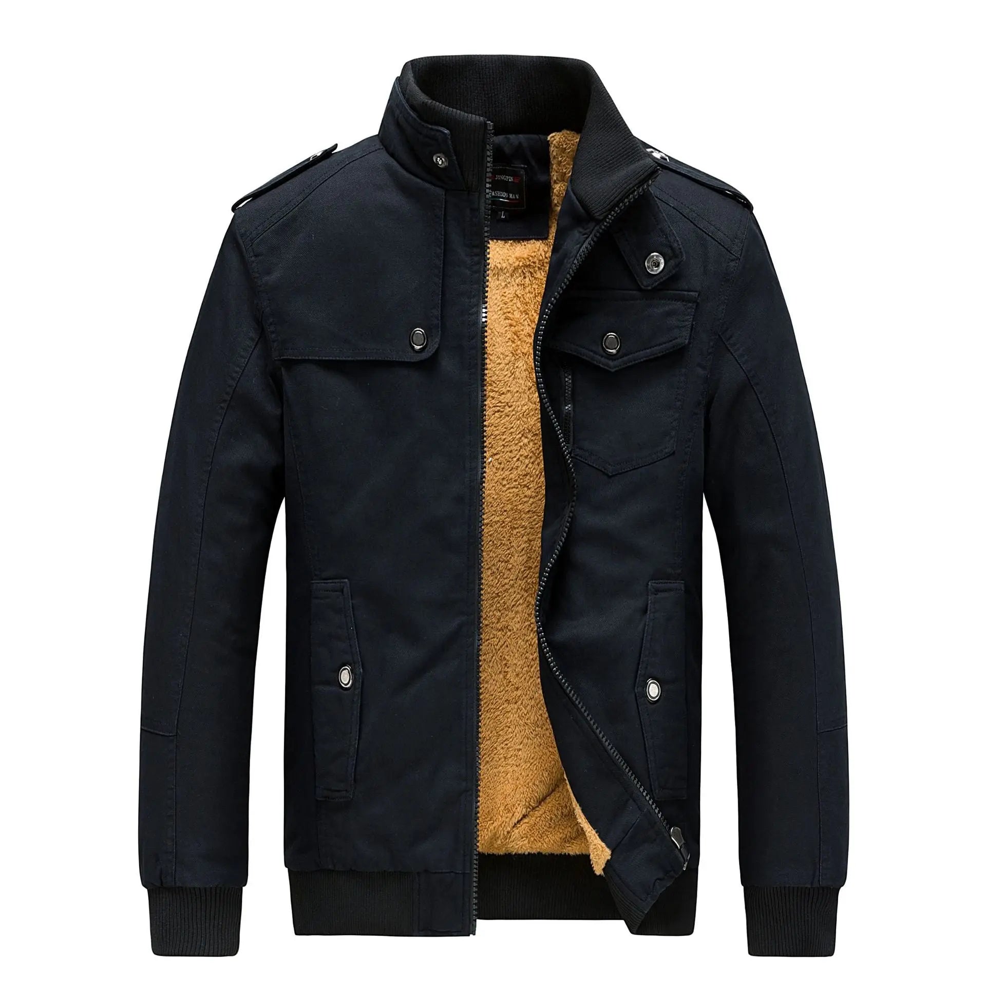 Men's Jacket Fleece-lined Thickened Slim Fit Coat  Pre2brand