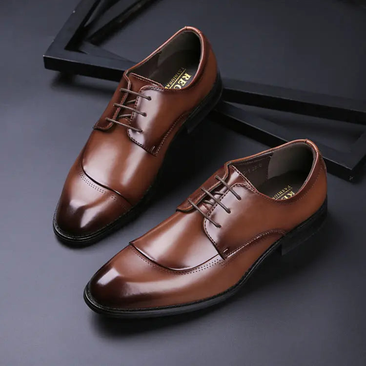 Men's Leather Cross-border Japanese Men's Leather Shoes - Pre2brand