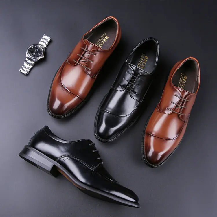 Men's Leather Cross-border Japanese Men's Leather Shoes - Pre2brand