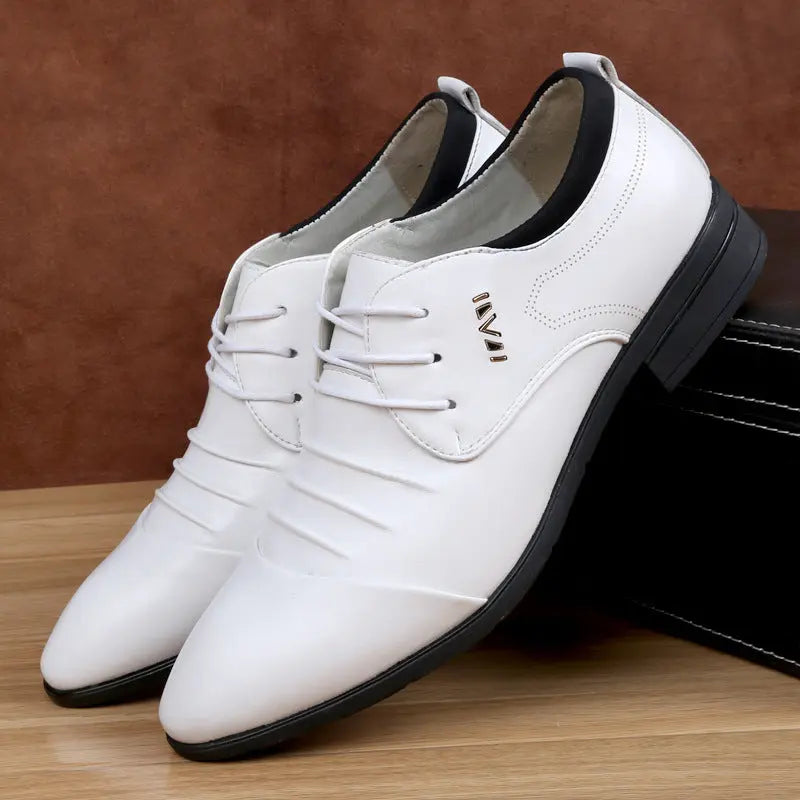 Men's Leather Shoes, Men's Spring And Autumn Men's Shoes, Casual Leather Shoes - Pre2brand
