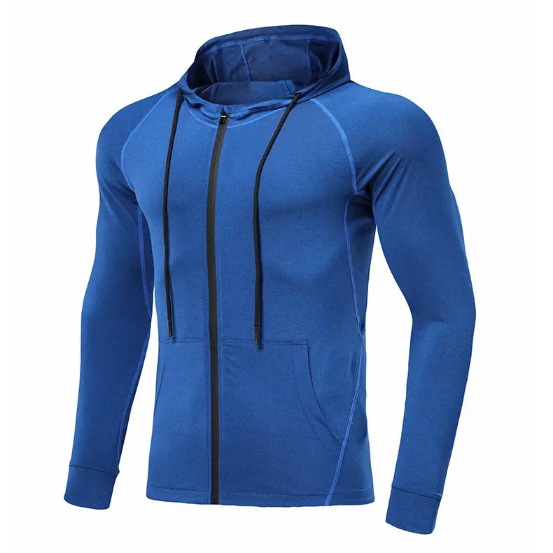 Men's Long-sleeved Stretch Tight Fitness Training Suit - Pre2brand