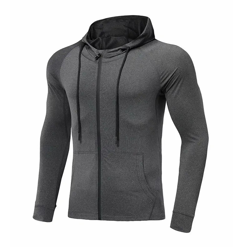 Men's Long-sleeved Stretch Tight Fitness Training Suit - Pre2brand