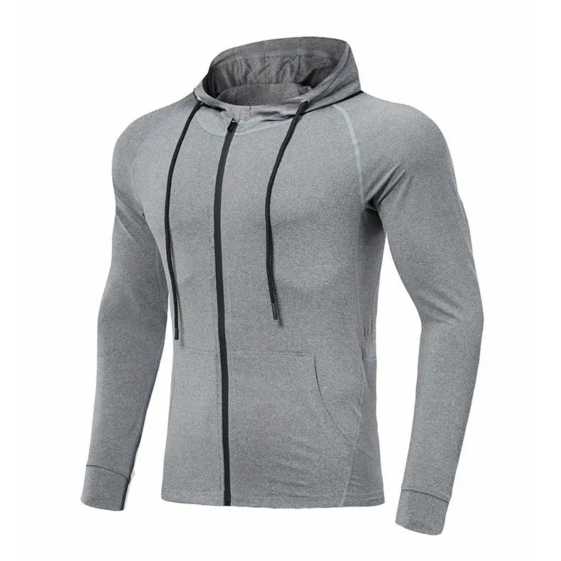 Men's Long-sleeved Stretch Tight Fitness Training Suit - Pre2brand