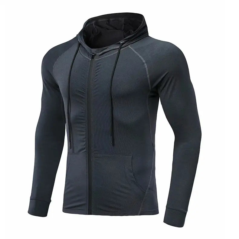 Men's Long-sleeved Stretch Tight Fitness Training Suit - Pre2brand