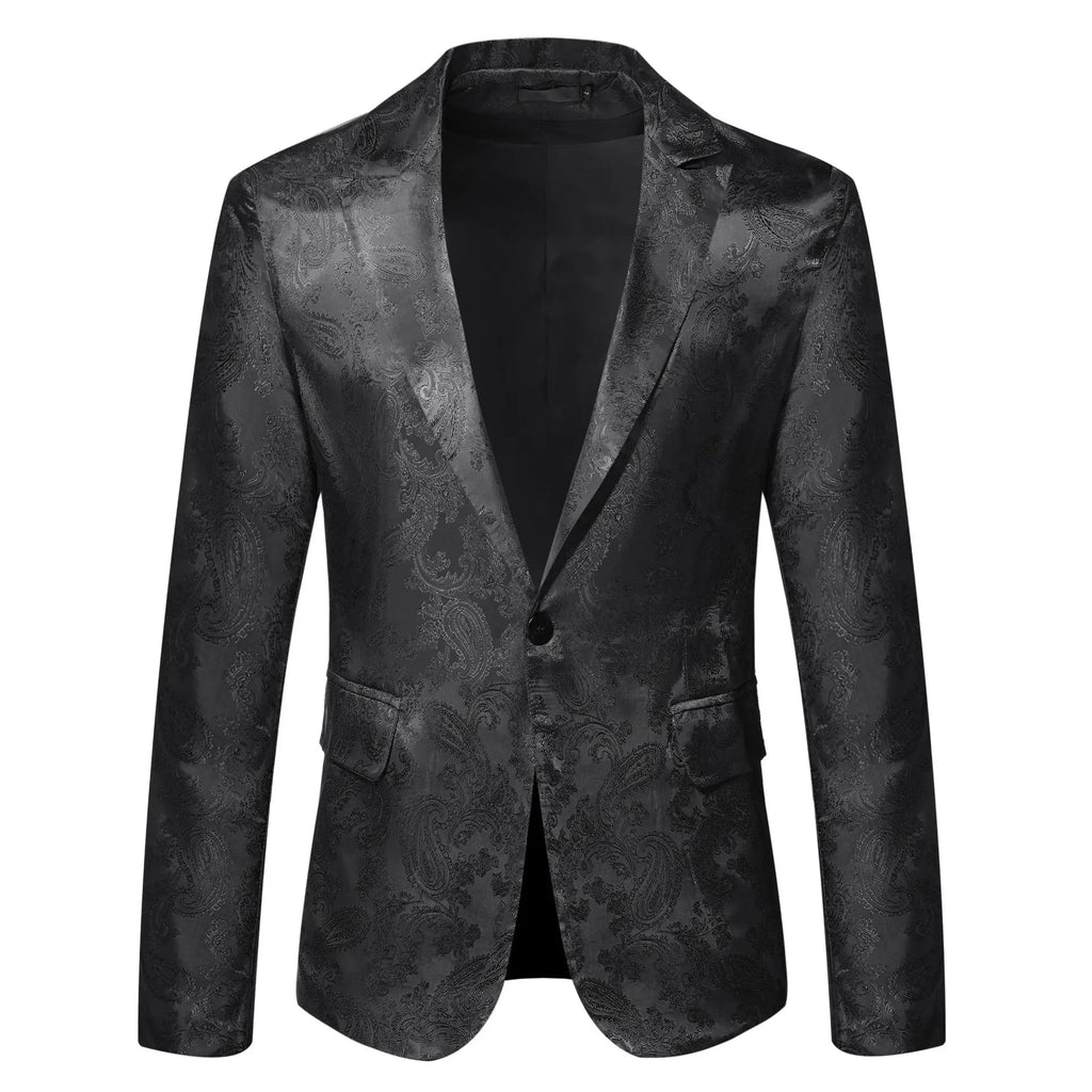 Men's Performance Stage Suit Jacket  Pre2brand Black-XXXL