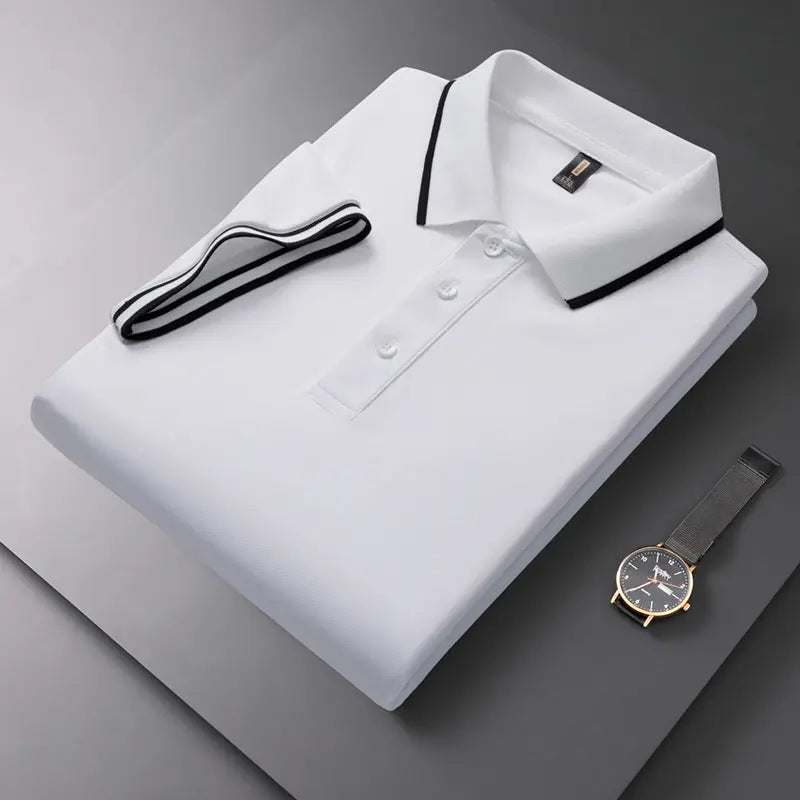 Men's Polo Shirt Lapel T-shirt Summer Short Sleeve  Pre2brand