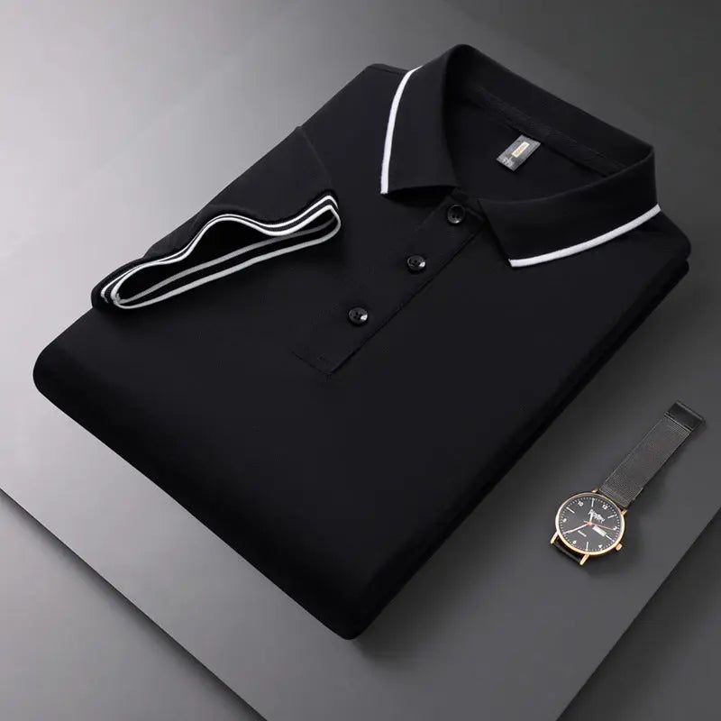 Men's Polo Shirt Lapel T-shirt Summer Short Sleeve  Pre2brand