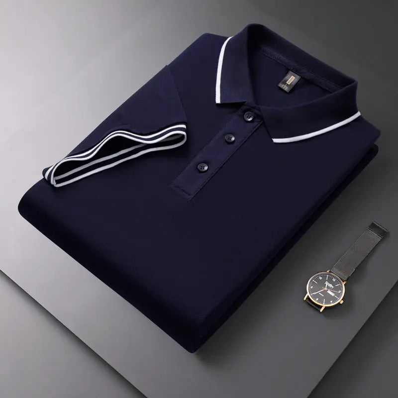 Men's Polo Shirt Lapel T-shirt Summer Short Sleeve  Pre2brand